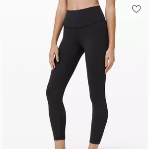 Lululemon Black Original Wunder Under Leggings